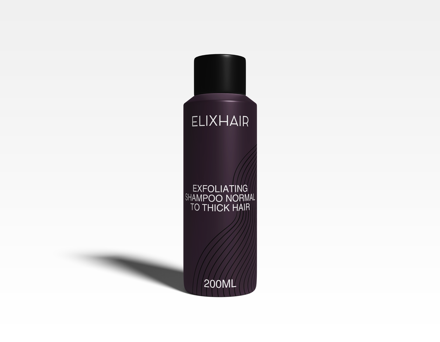 Exfoliating shampoo for normal to thick hair